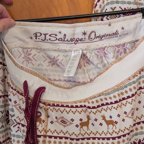 P.J. Salvage Winter Holiday Fair Isle Pajamas (XL) - Picture 10 of 13